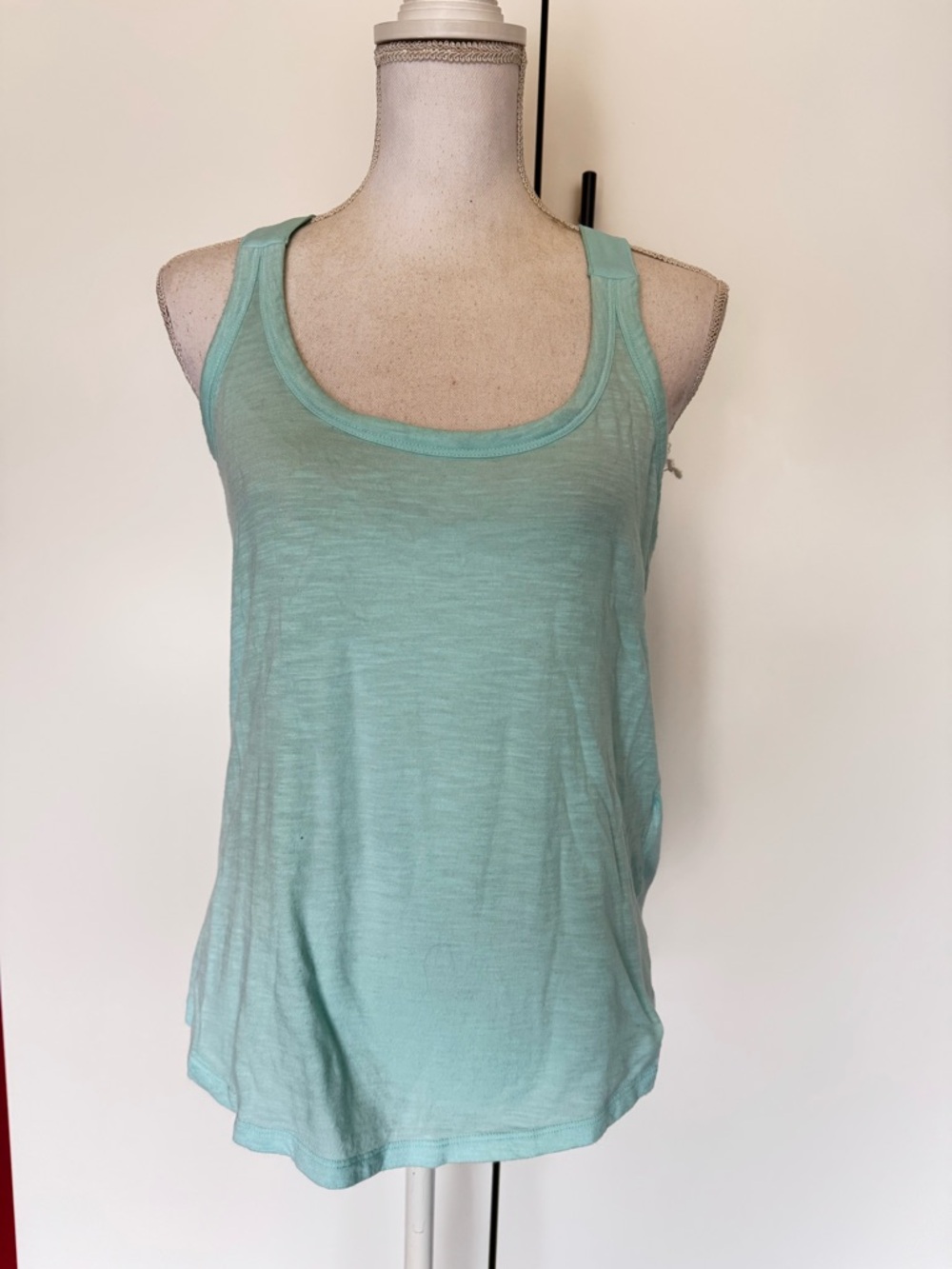 Banana Republic Factory Light Seafoam Scoop Neck Tank Top